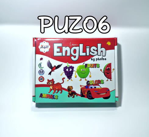 Puzzle learn English by photos